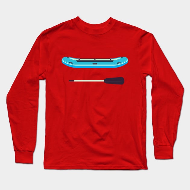 Rafting Long Sleeve T-Shirt by vladocar